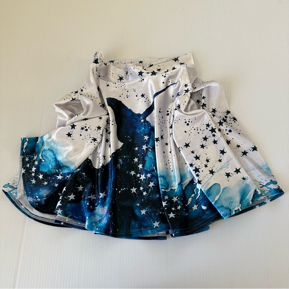 BlackMilk x Lora Zombie Cosmic Unicorn Velvet Skirt, M - Picture 4 of 7